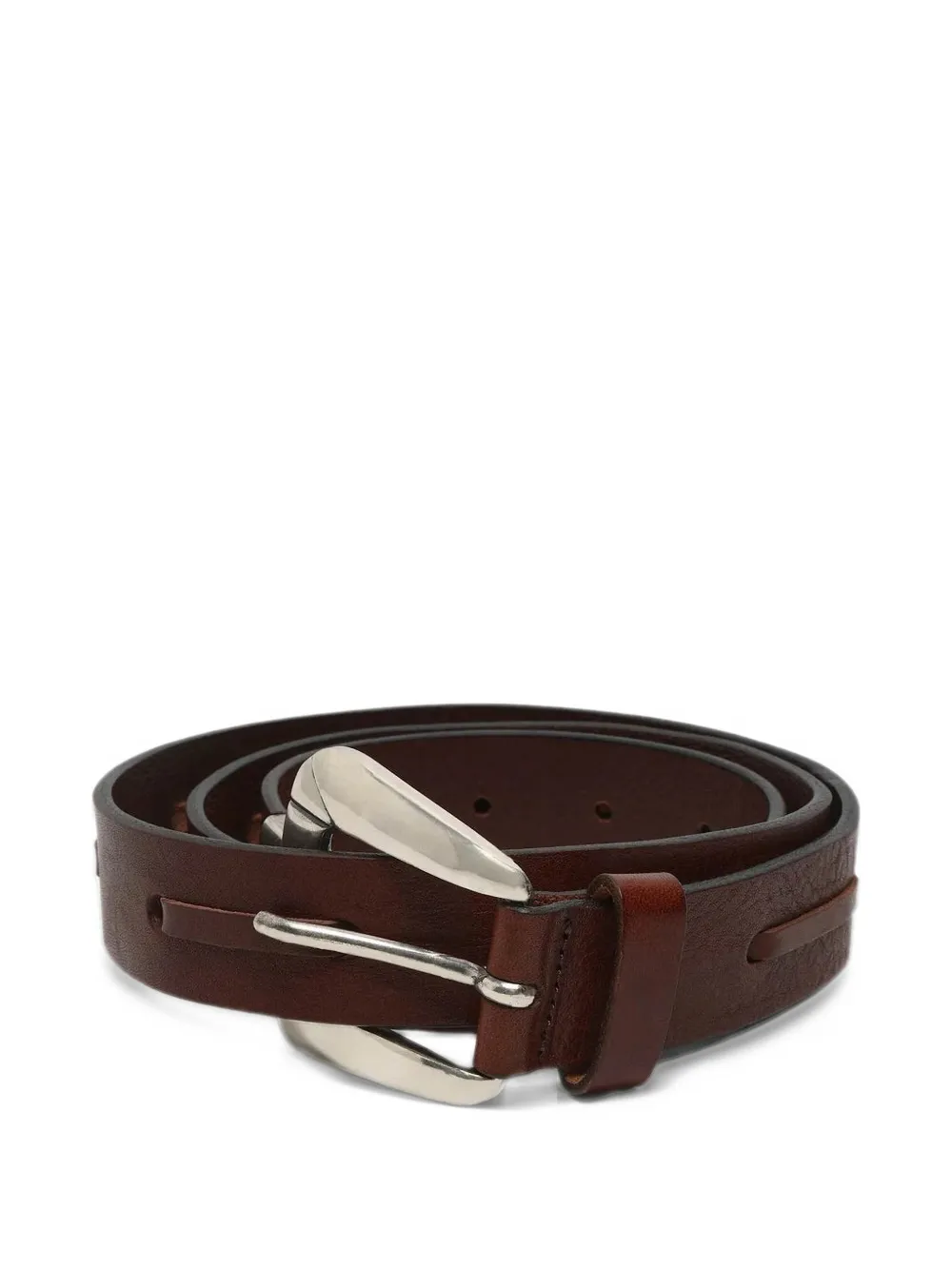 Won Hundred Asheville leather belt - Marrone