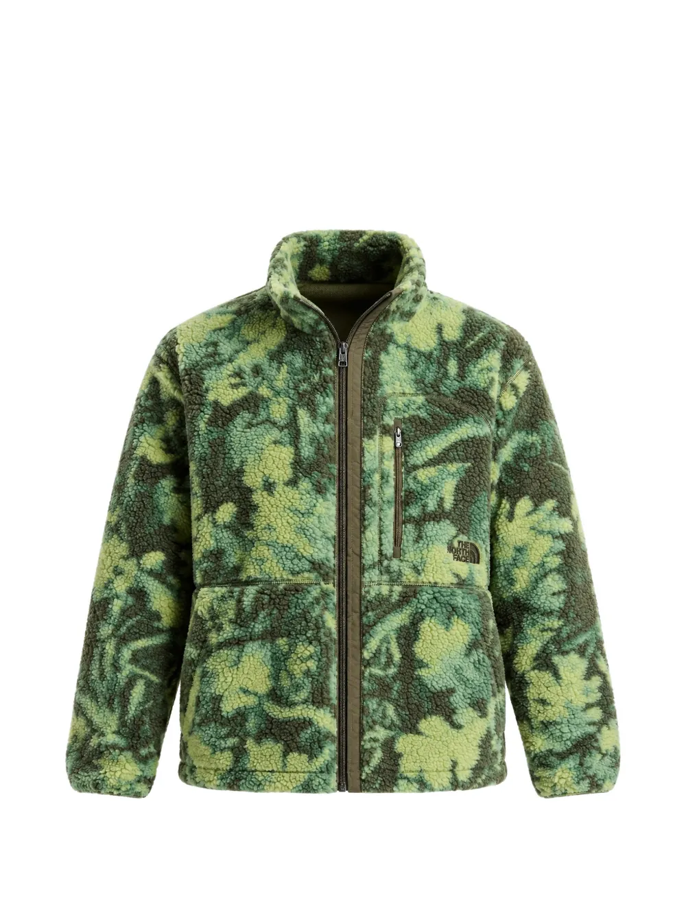 The North Face Extreme Pile 2 printed jacket - Verde