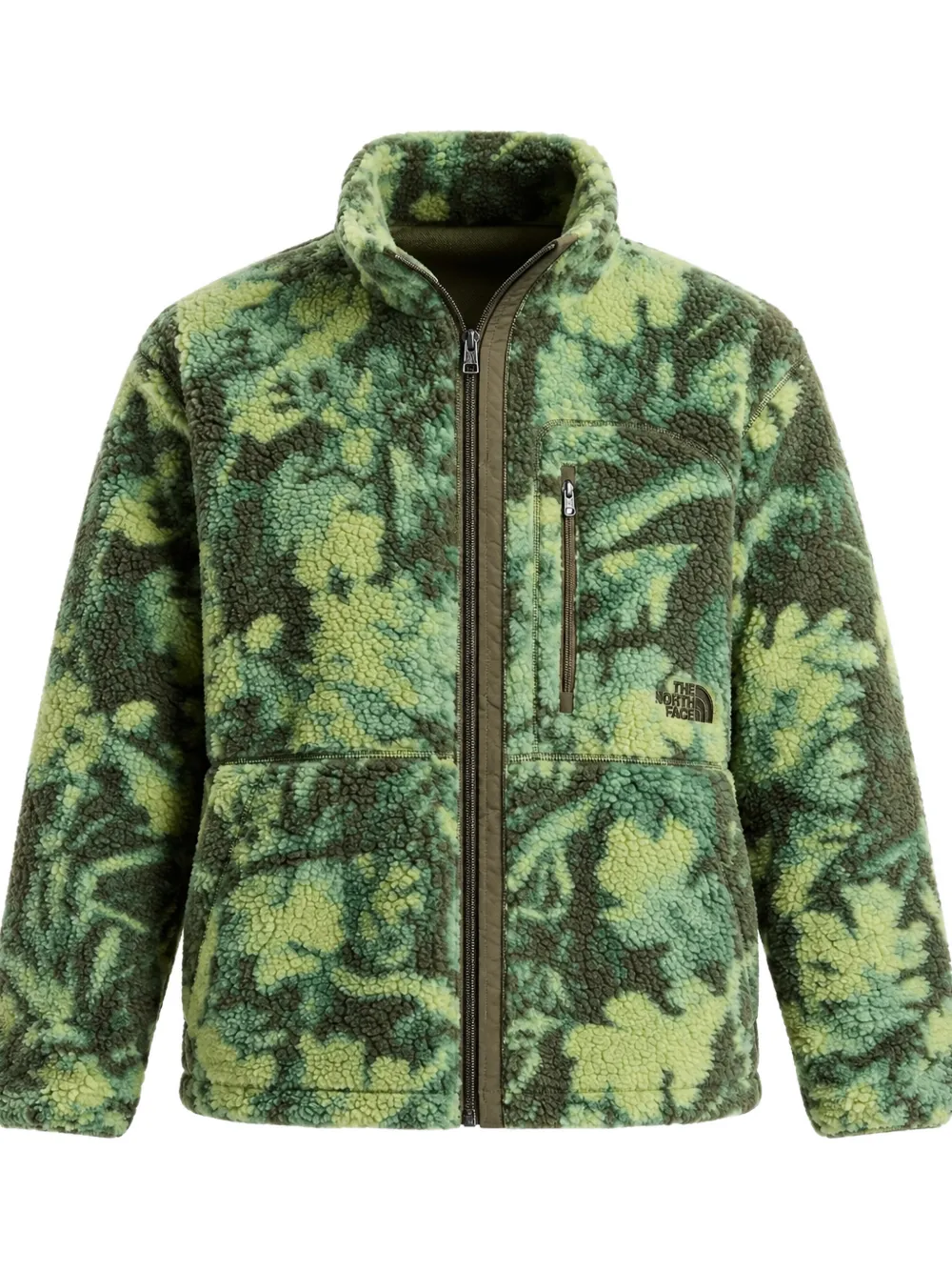 The North Face Extreme Pile 2 printed jacket Groen