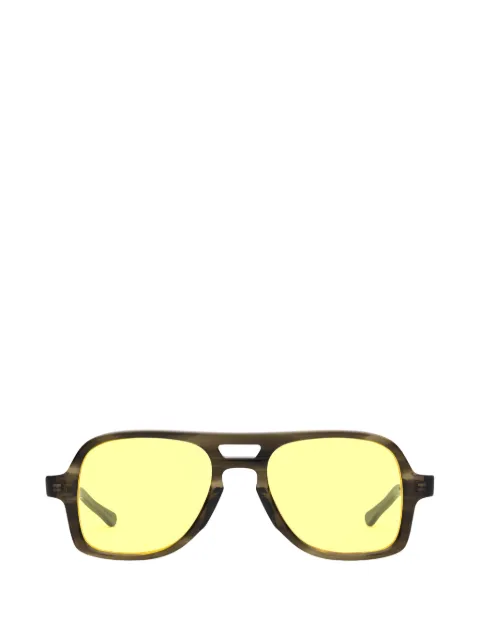 JULIUS TART OPTICAL Comstock pilot-frame sunglasses