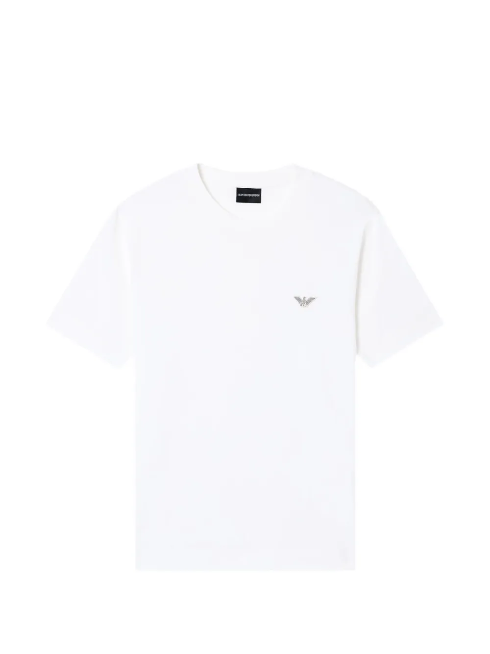 Emporio Armani logo-plaque T-shirt - Bianco