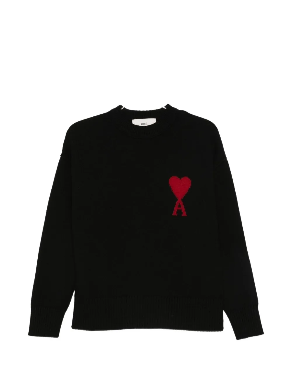 AMI Paris Ami de Coeur sweater Zwart