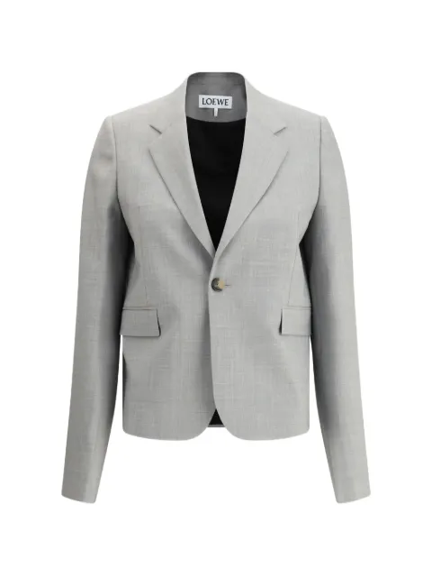 LOEWE single-breasted notched-lapel jacket