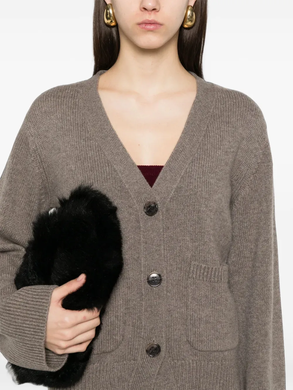 Lisa Yang Danni cashmere cardigan Bruin