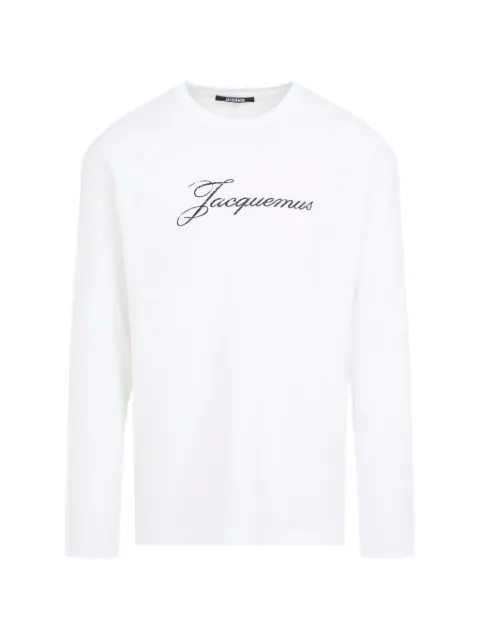 Jacquemus logo-print long-sleeve T-shirt
