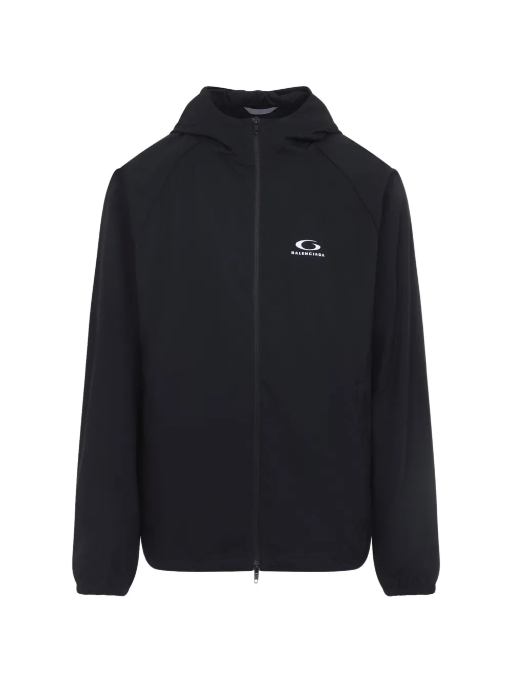 Balenciaga technical tracksuit jacket in black Zwart