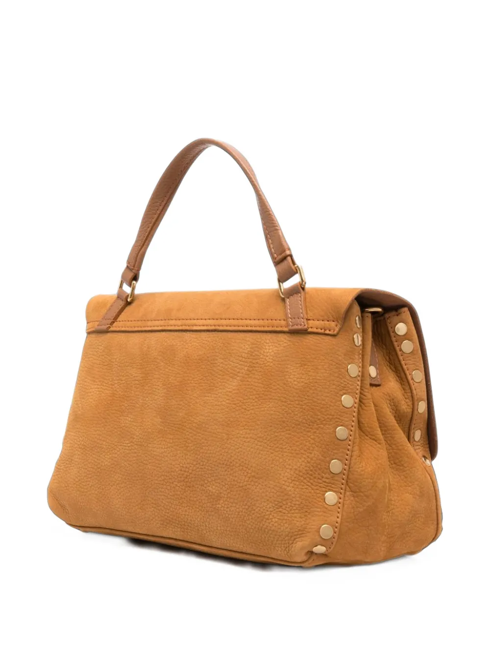 Zanellato Postina leather tote bag Bruin