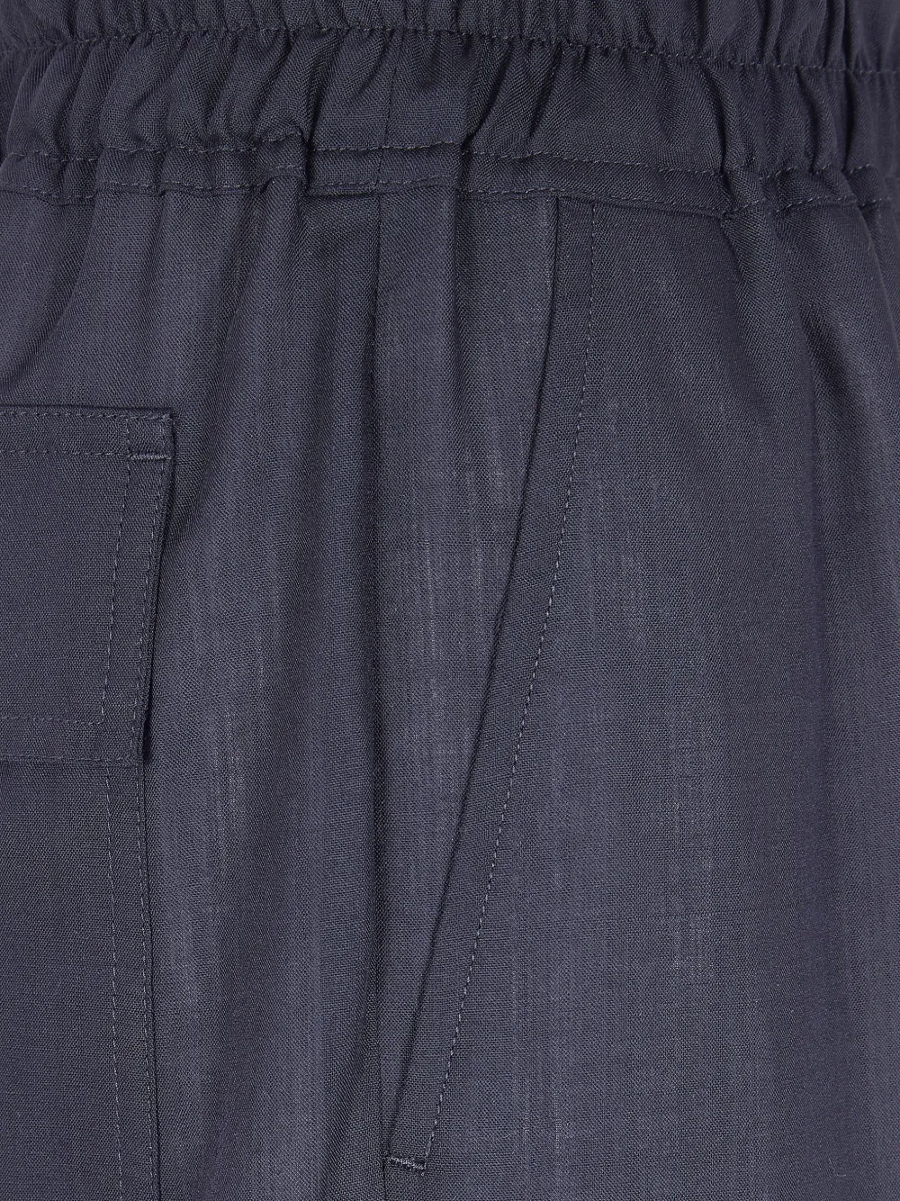 Rick Owens drawstring-fastening straight-leg trousers Zwart