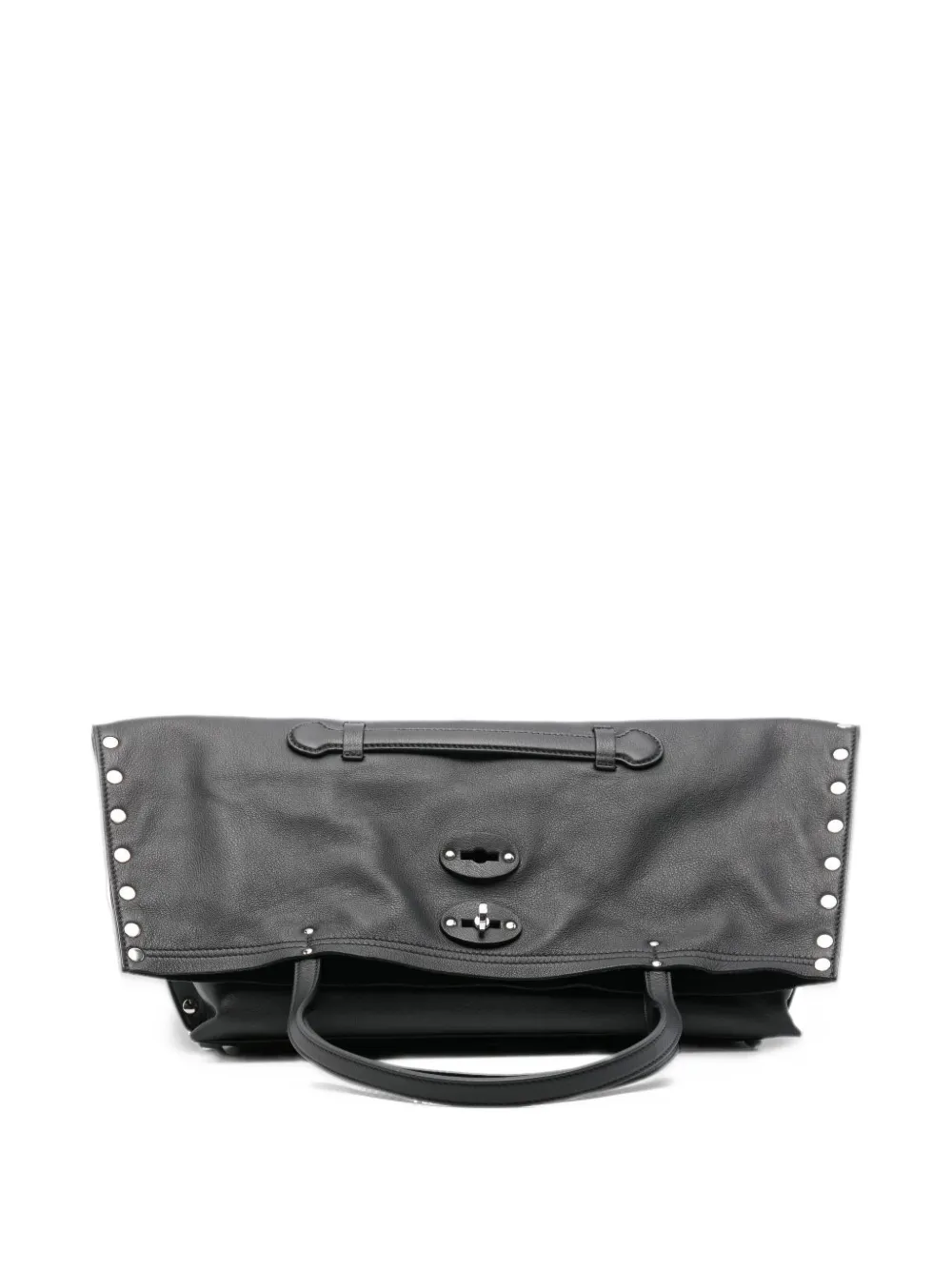 Zanellato A' Spasso leather tote bag Zwart