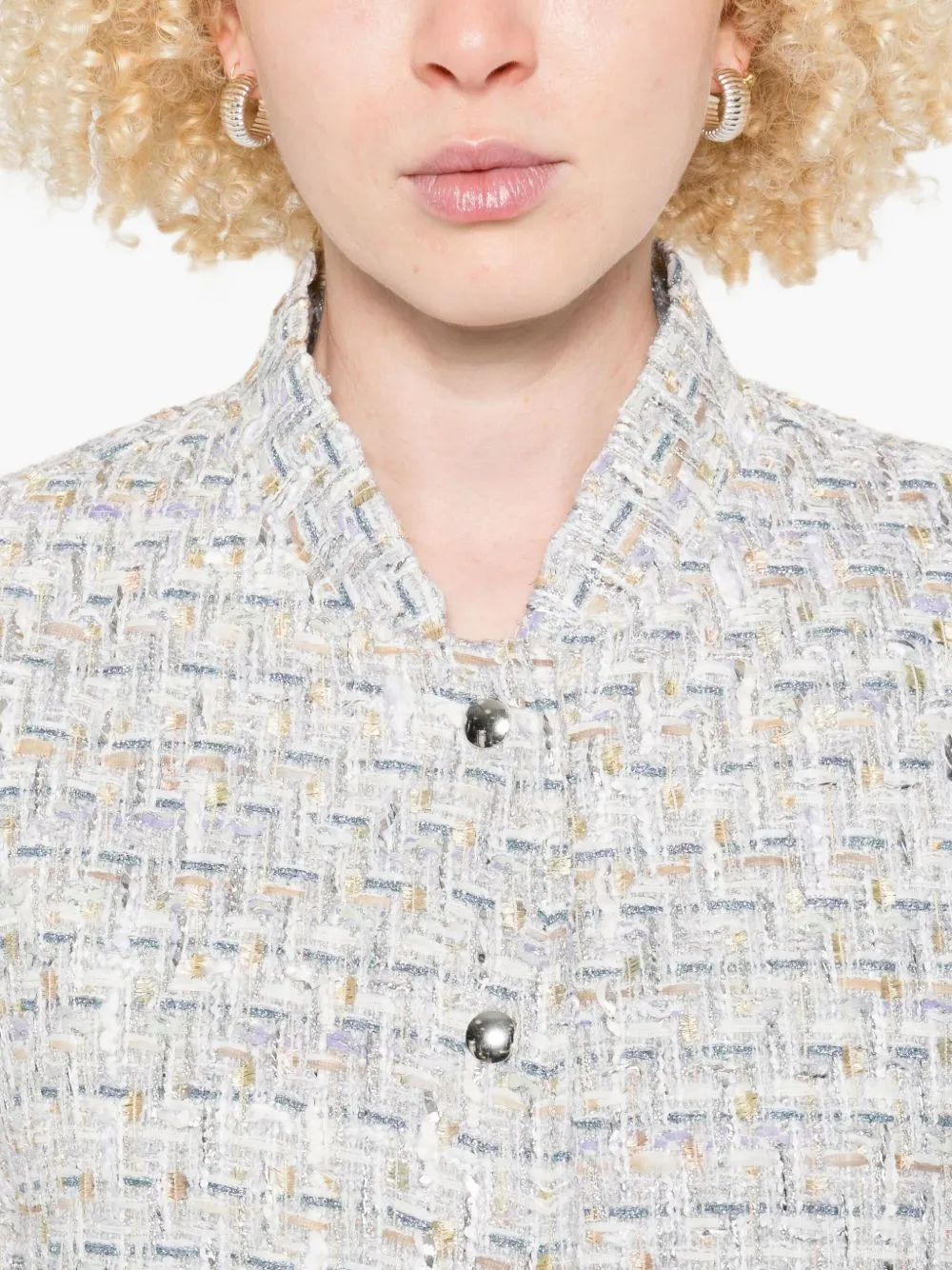 IRO Noemy tweed jack Wit
