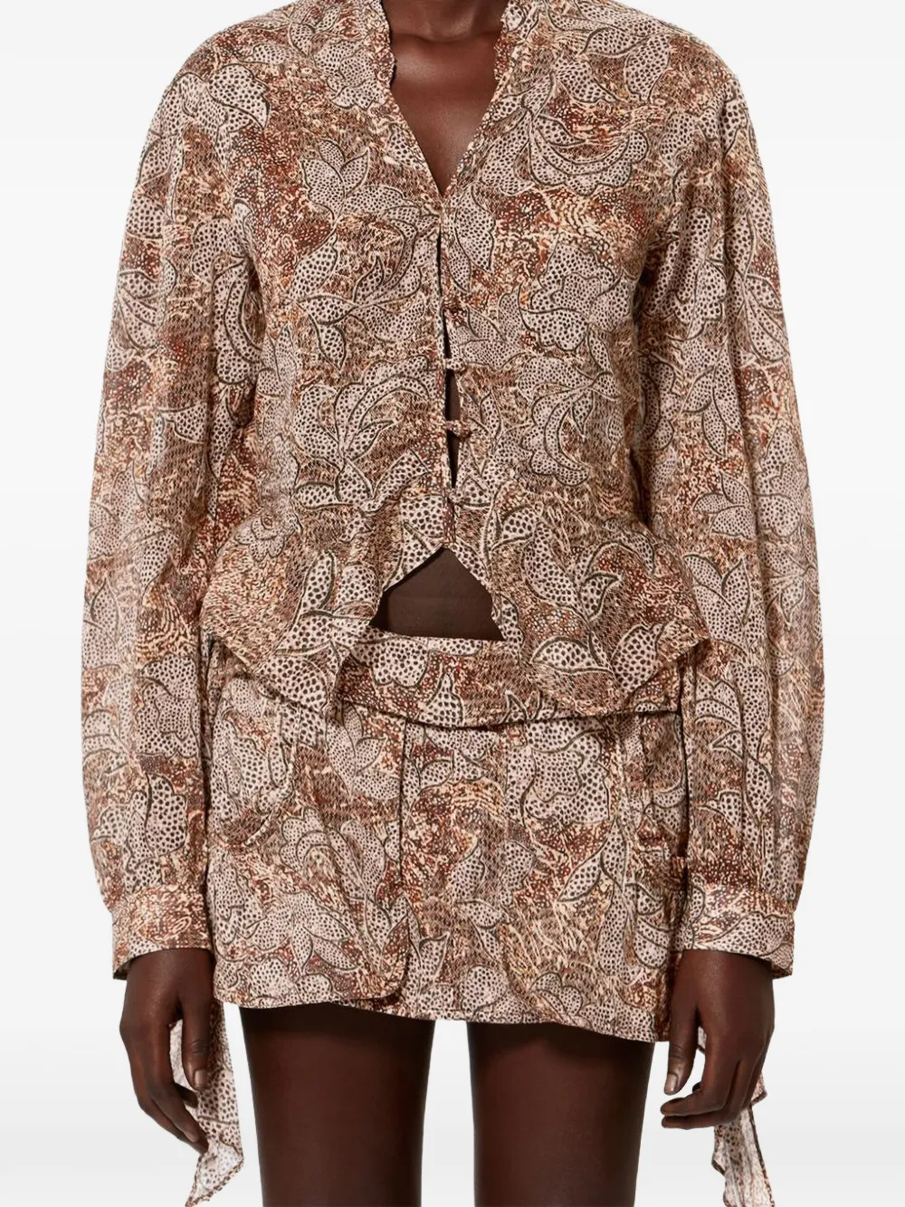 ISABEL MARANT Celeny blouse Bruin
