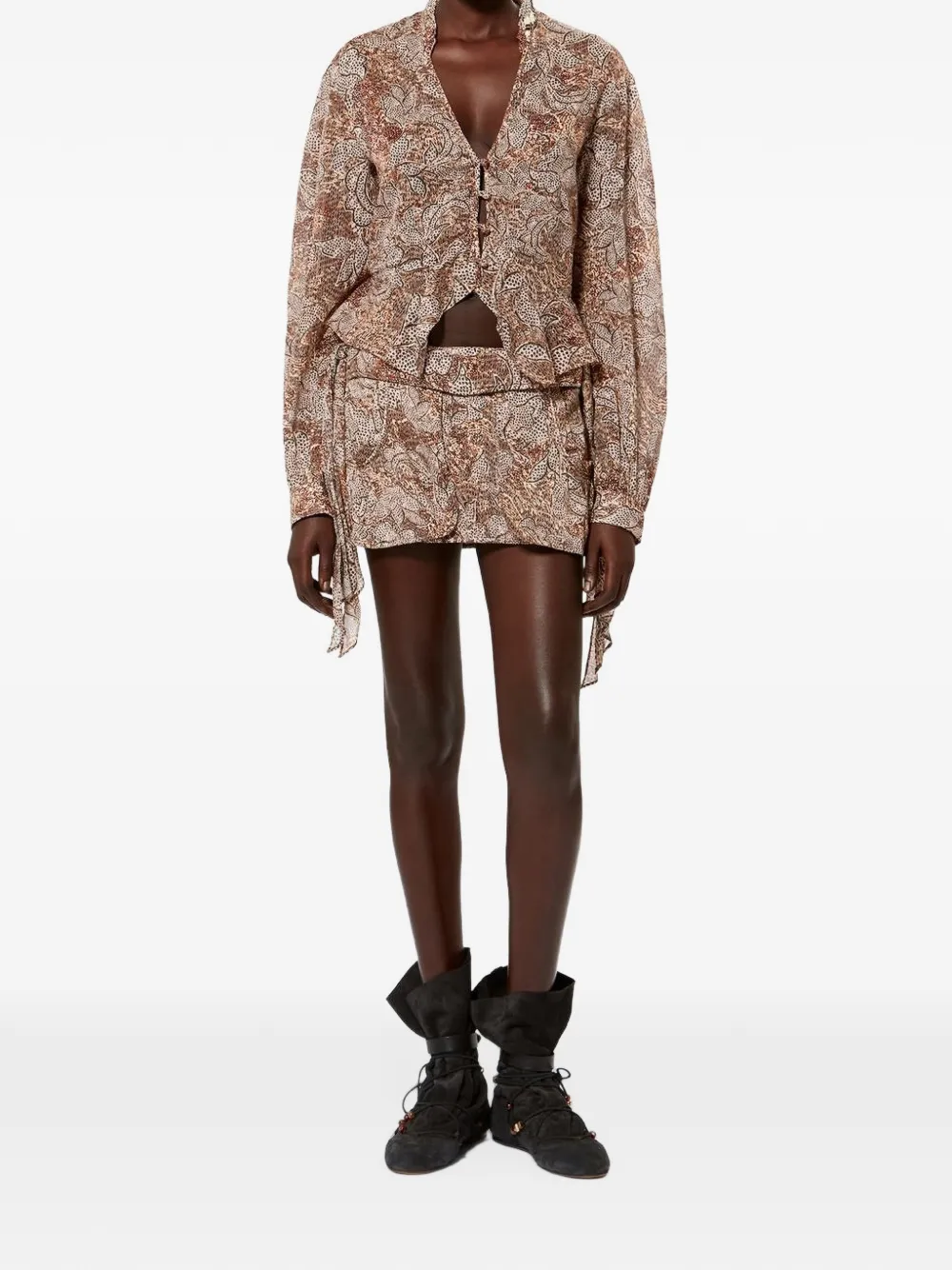 ISABEL MARANT Celeny blouse Bruin
