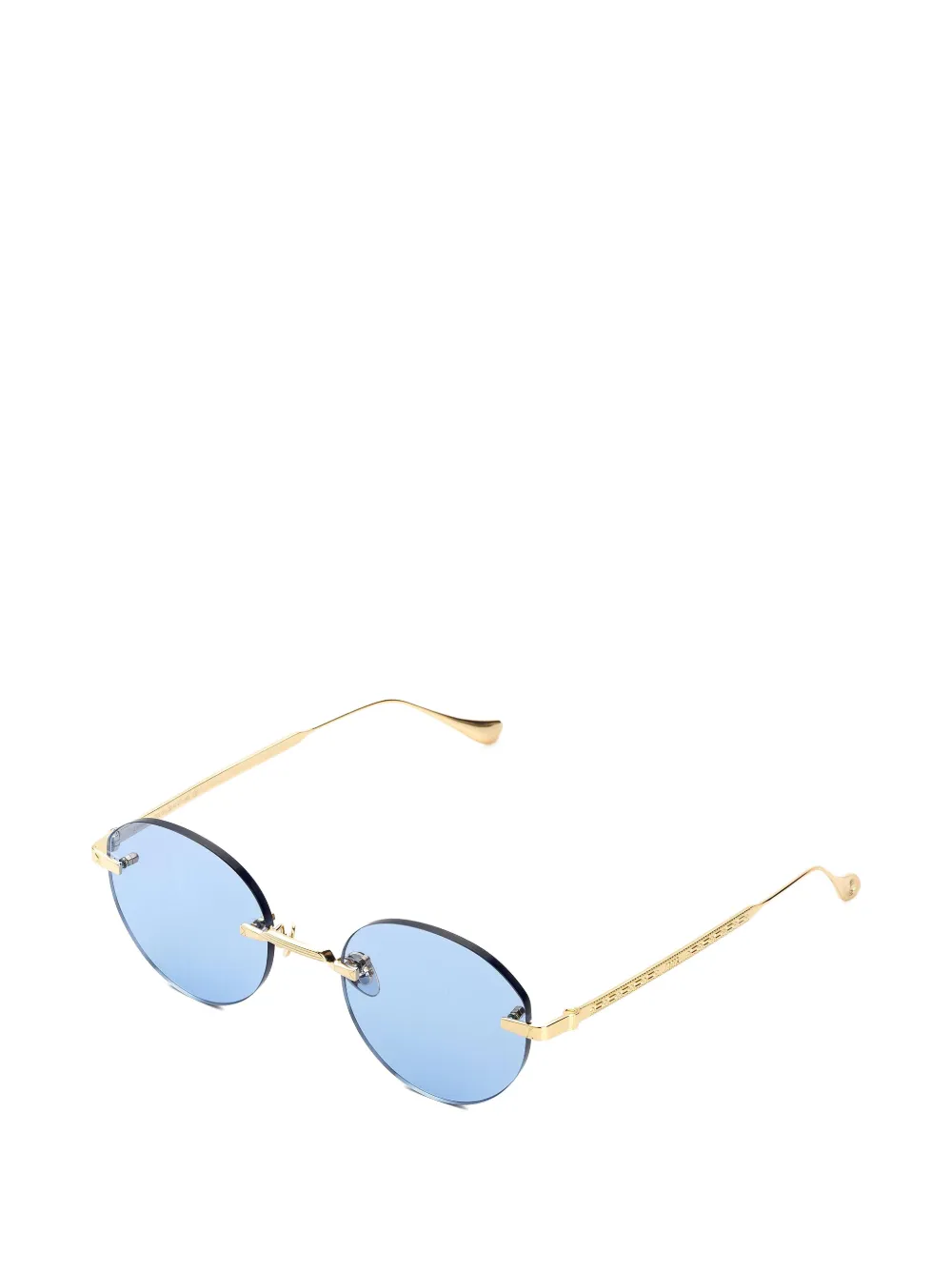KYme Charles rimless round-frame sunglasses Goud