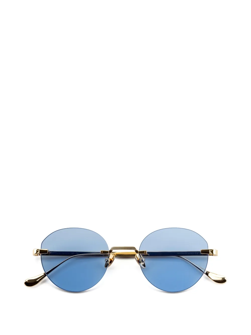 KYme Charles rimless round-frame sunglasses Goud