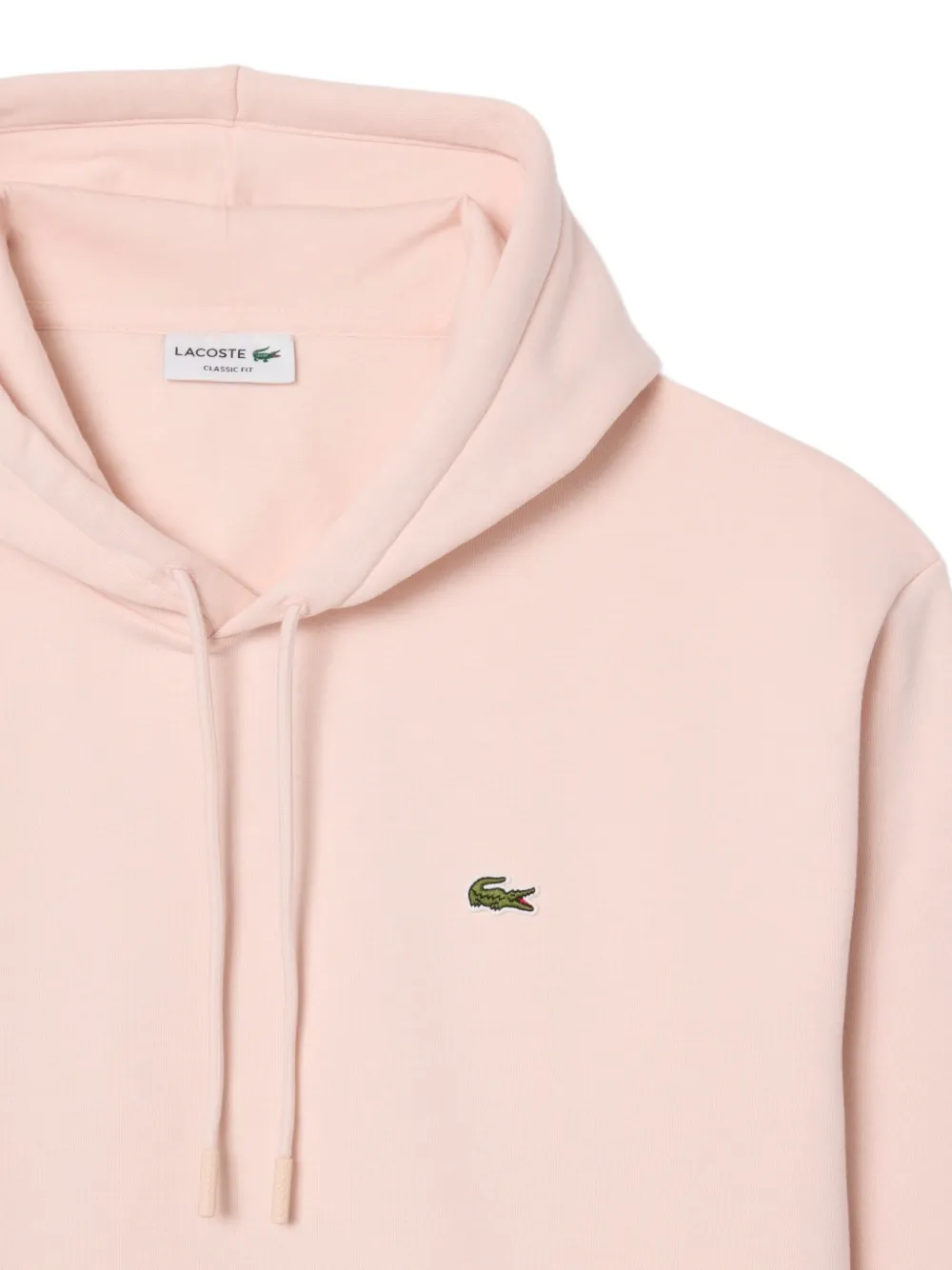 Lacoste Fleece hoodie Roze