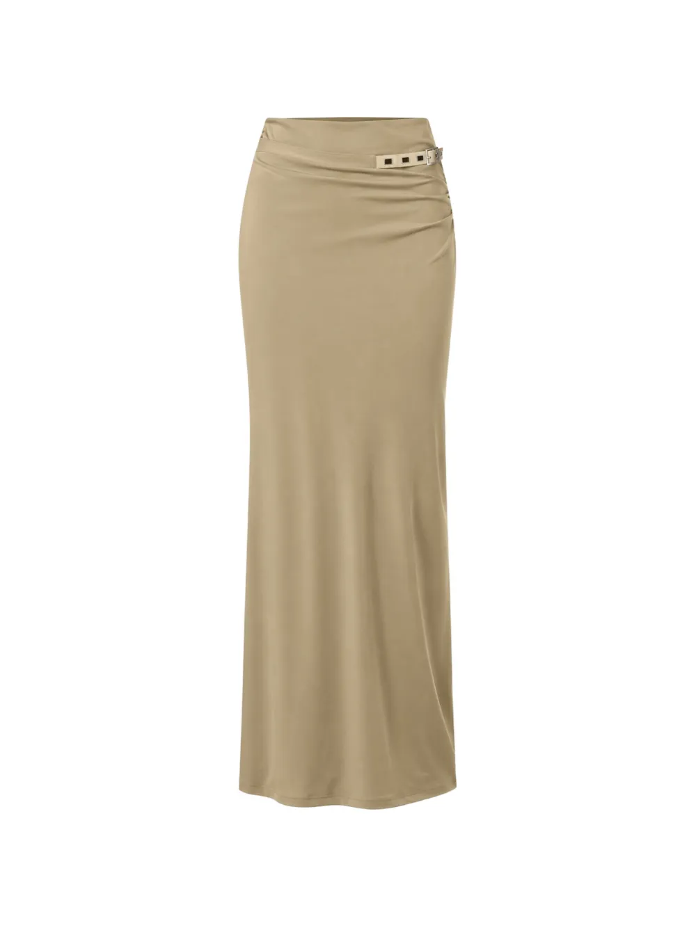 Paris Georgia Everyday buckled draped maxi skirt - Toni neutri