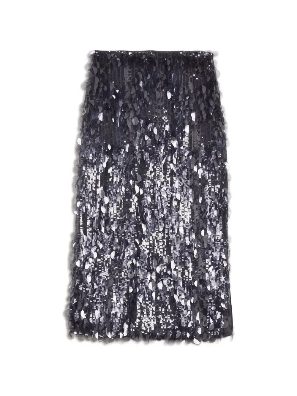 Ted Baker Dorida sequin-embellished midi skirt Grijs