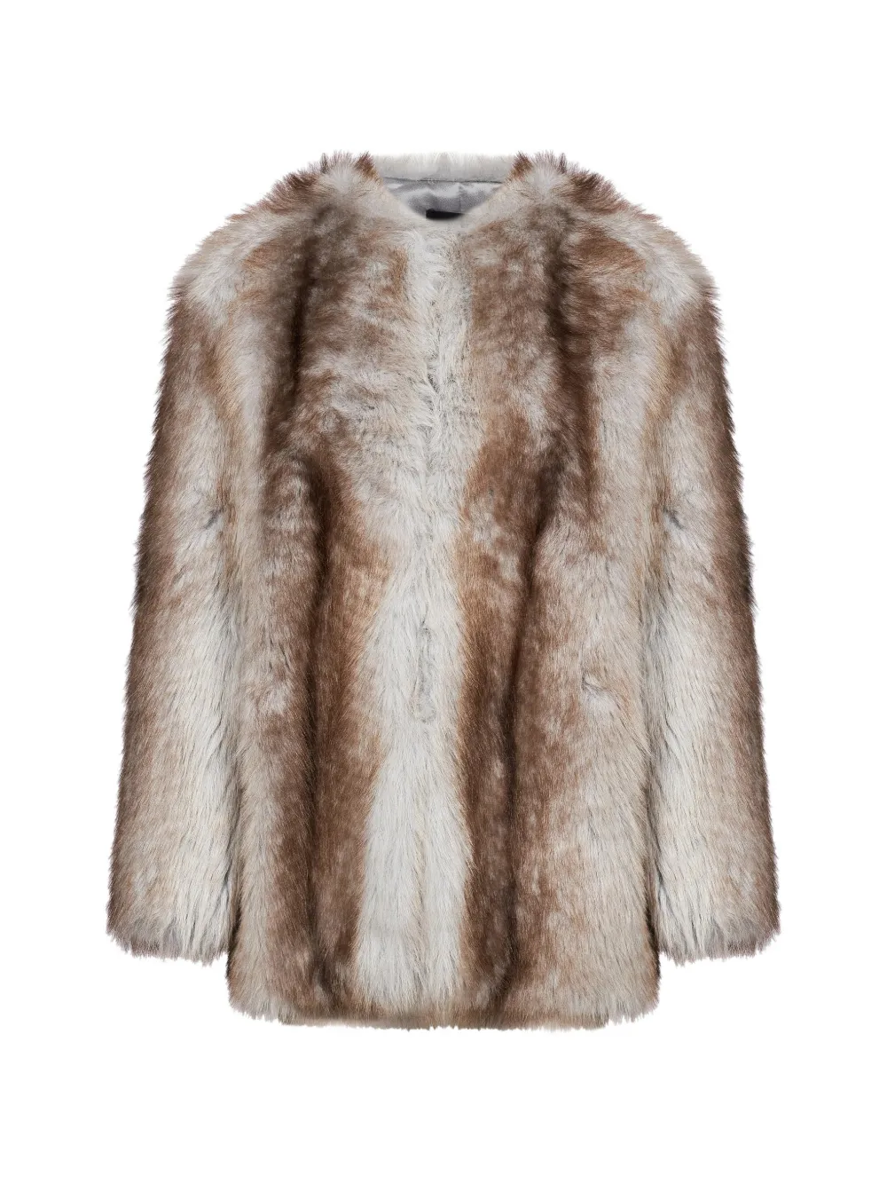 THELAURENT round-neck coat - Marrone
