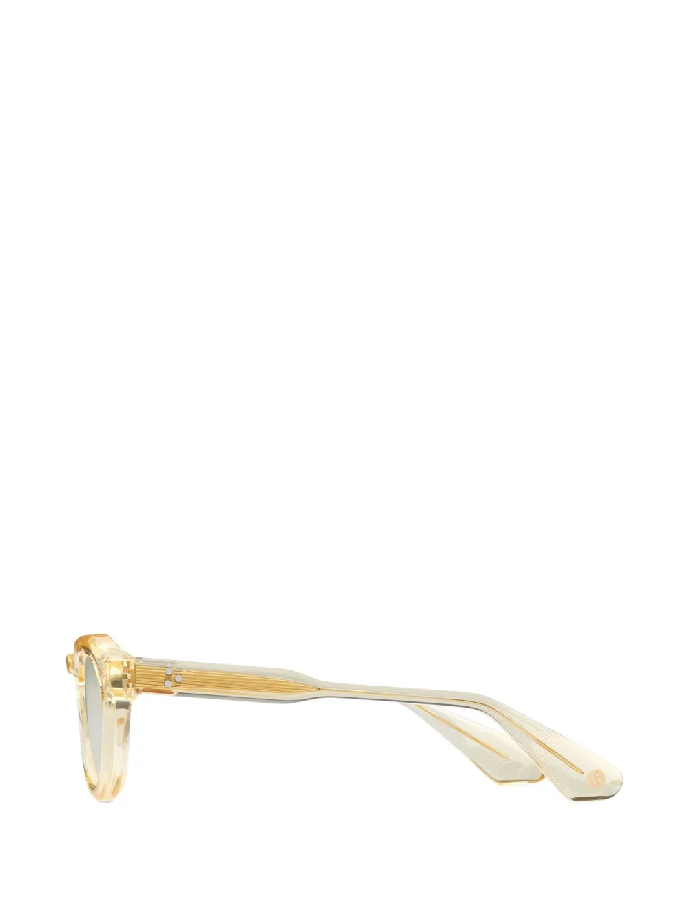 Lunetterie Générale Hello Roméo geometric-frame sunglasses Beige