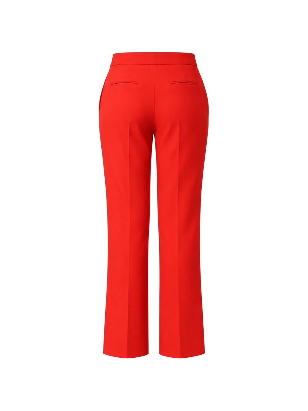 Elisabetta Franchi logo-charm slim-fit trousers Rood