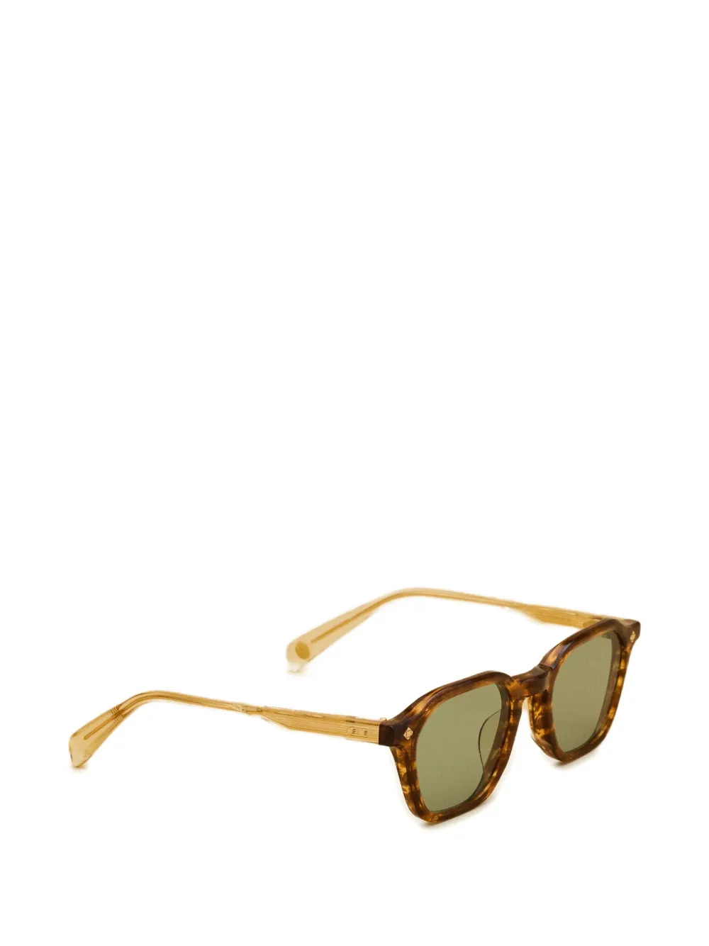 Lunetterie Générale Only Romance geometric-frame sunglasses Bruin