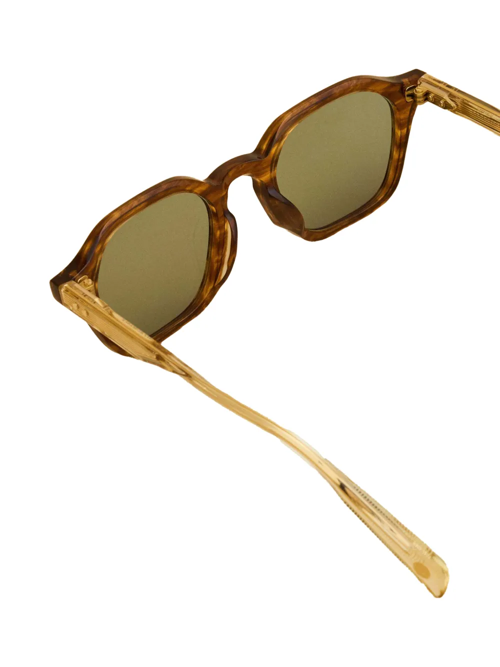 Lunetterie Générale Only Romance geometric-frame sunglasses Bruin