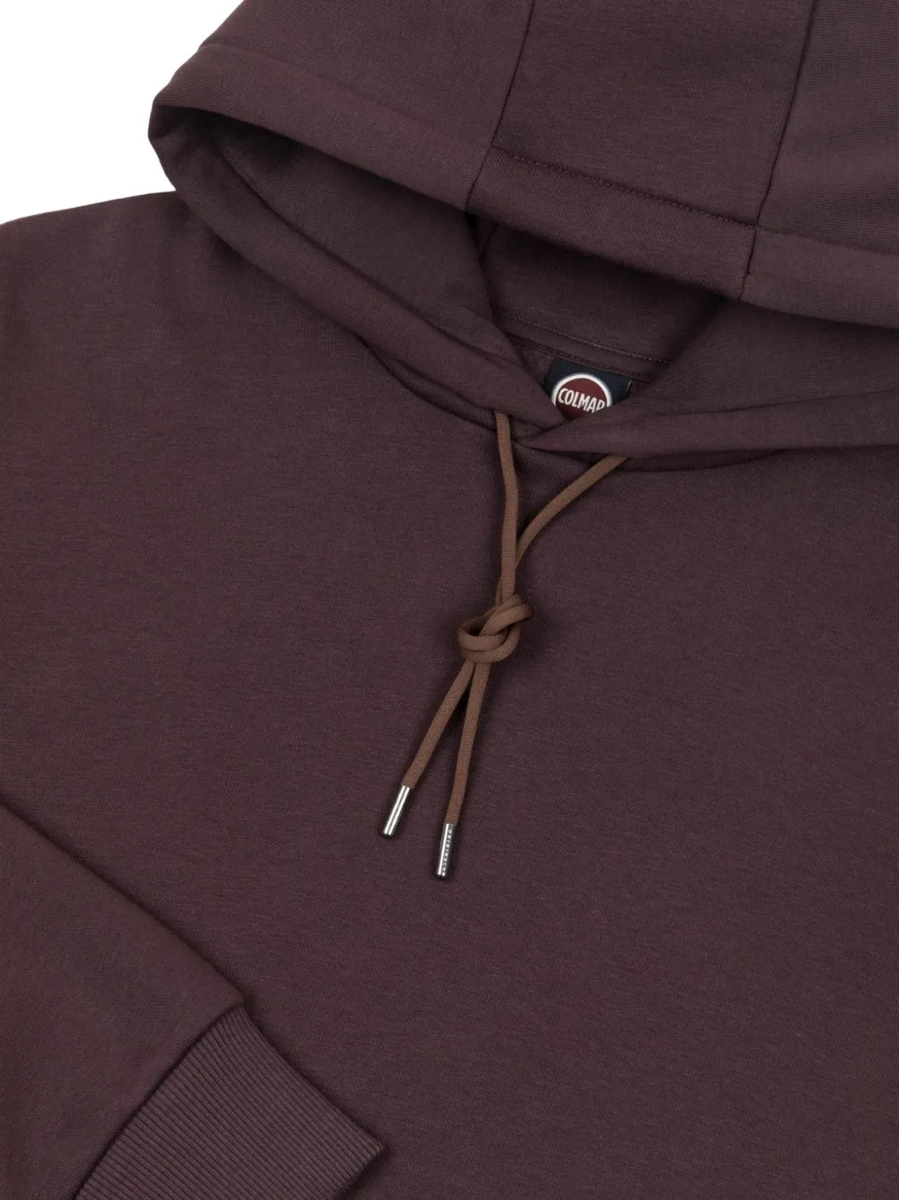 Colmar logo-patch drawstring hoodie Bruin