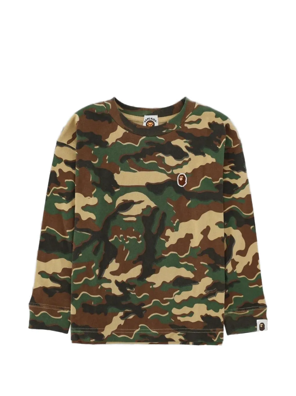A BATHING APE® camouflage-print sweater - Verde