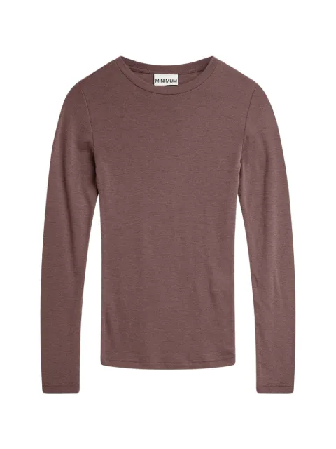 MINIMUM Natashas long-sleeve crew-neck sweater