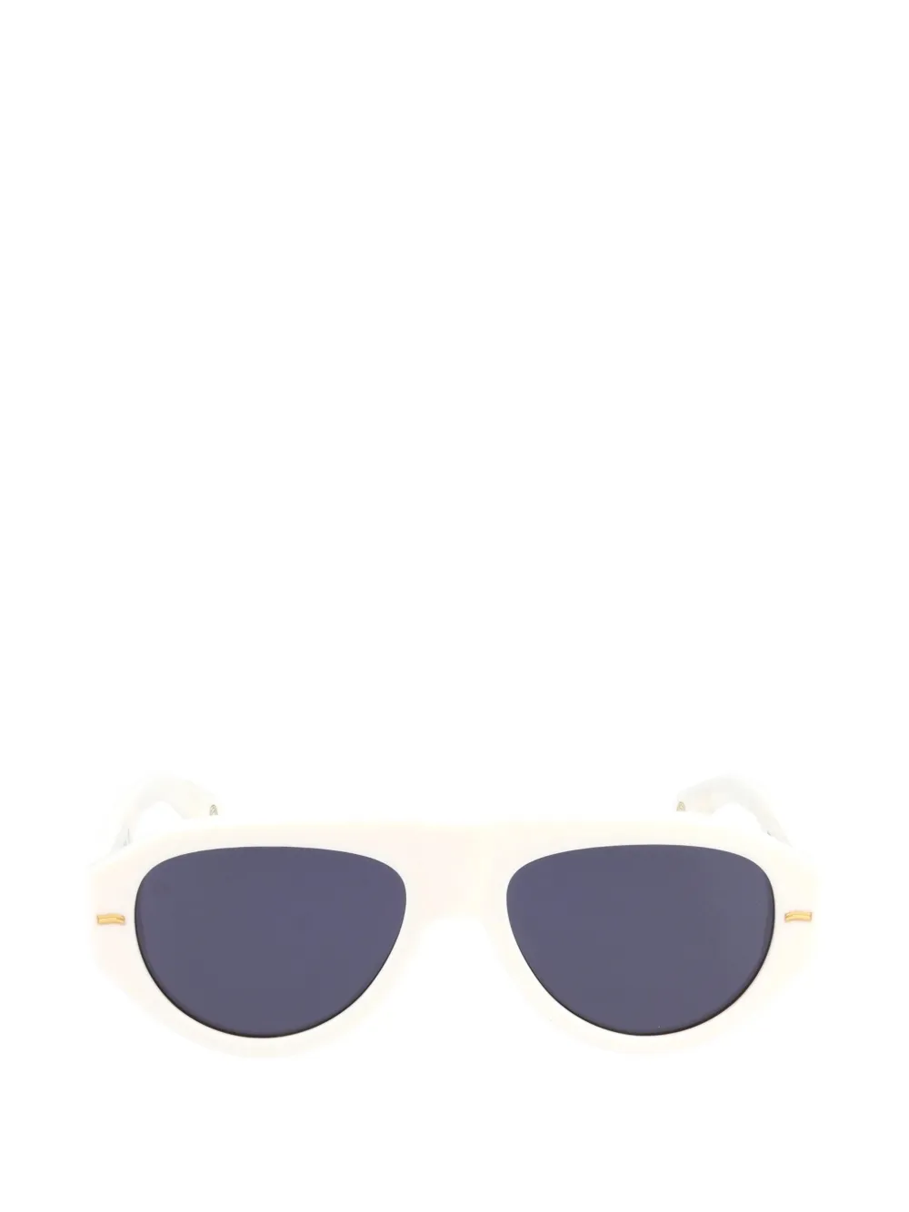 KYme Vernon oval-frame sunglasses Wit