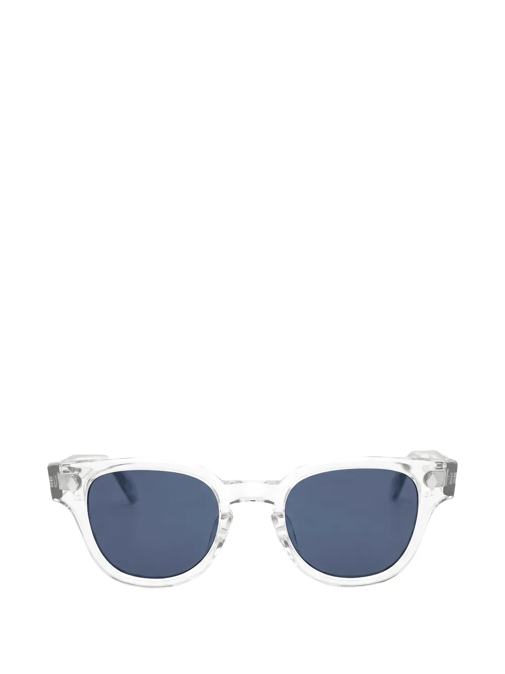 JULIUS TART OPTICAL Bryan square-frame sunglasses Beige