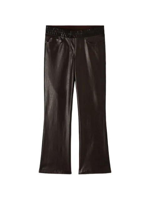 Cambio Felice logo-waistband trousers