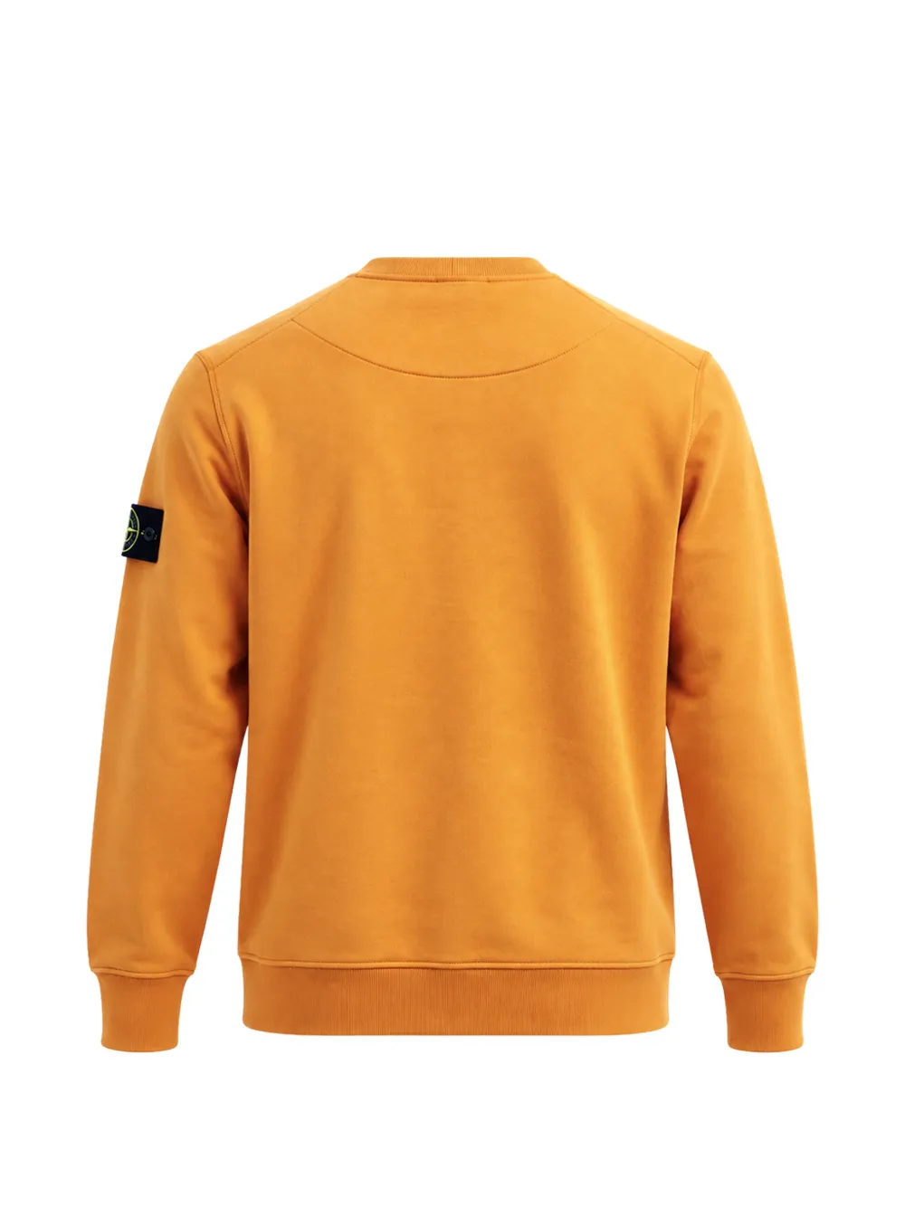Stone Island 6100060 organic-cotton fleece regular-fit crewneck sweatshirt with raglan sleeves Oranje