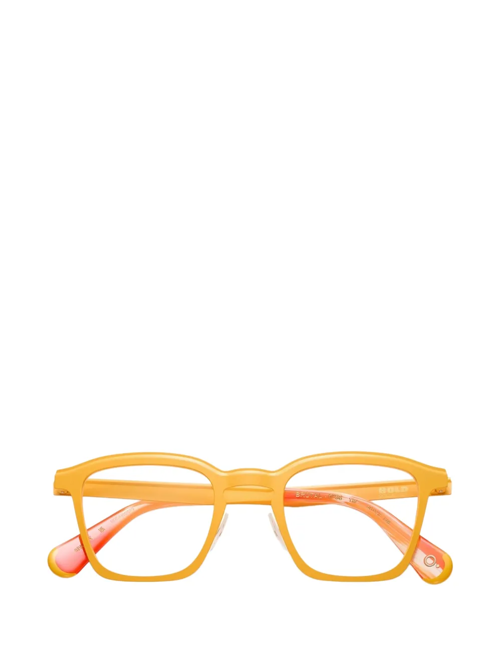 Etnia Barcelona Brutal No38 geometric-frame glasses - Giallo