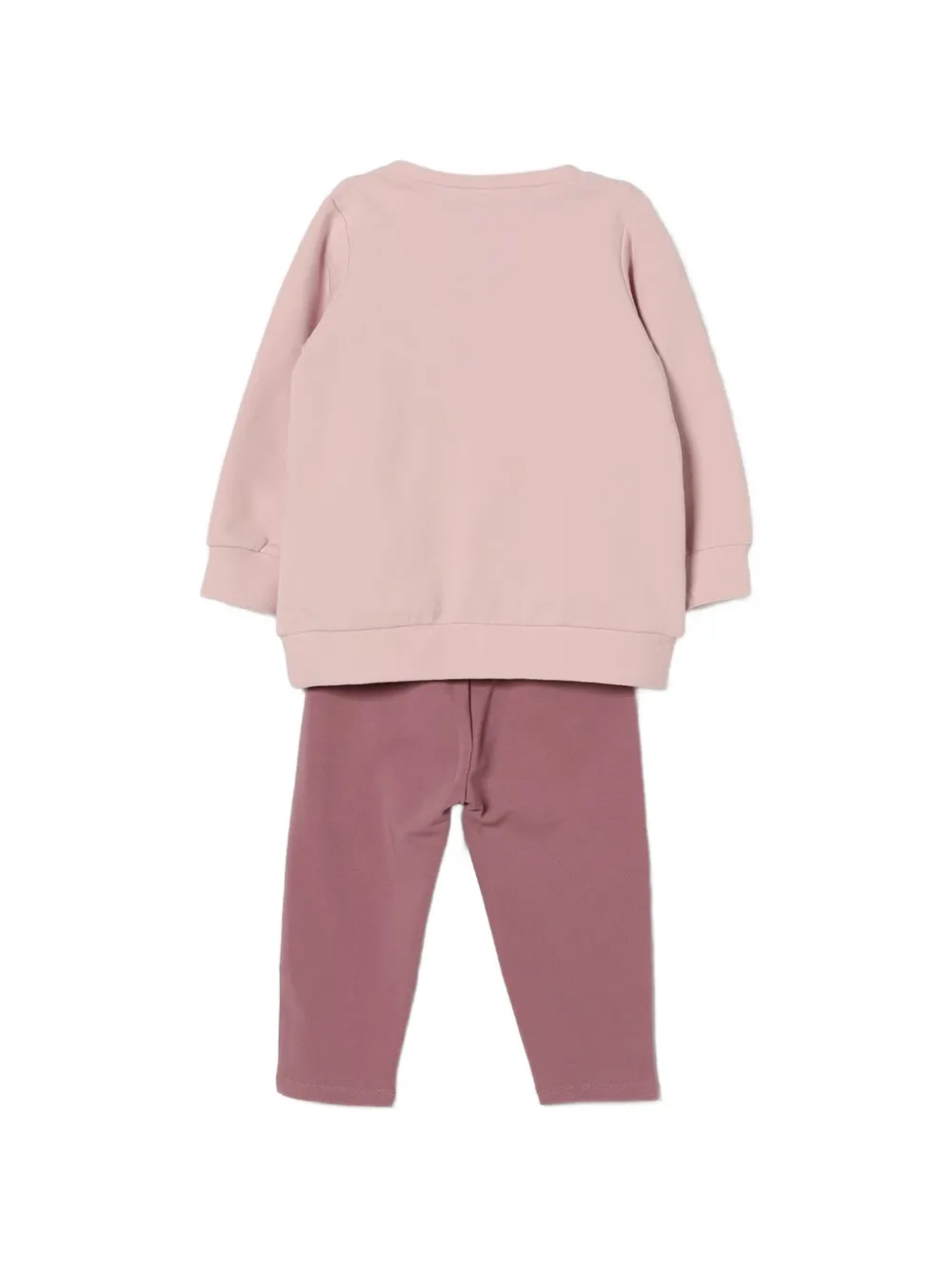 Liu Jo Kids heart-motif sweater trousers set Roze