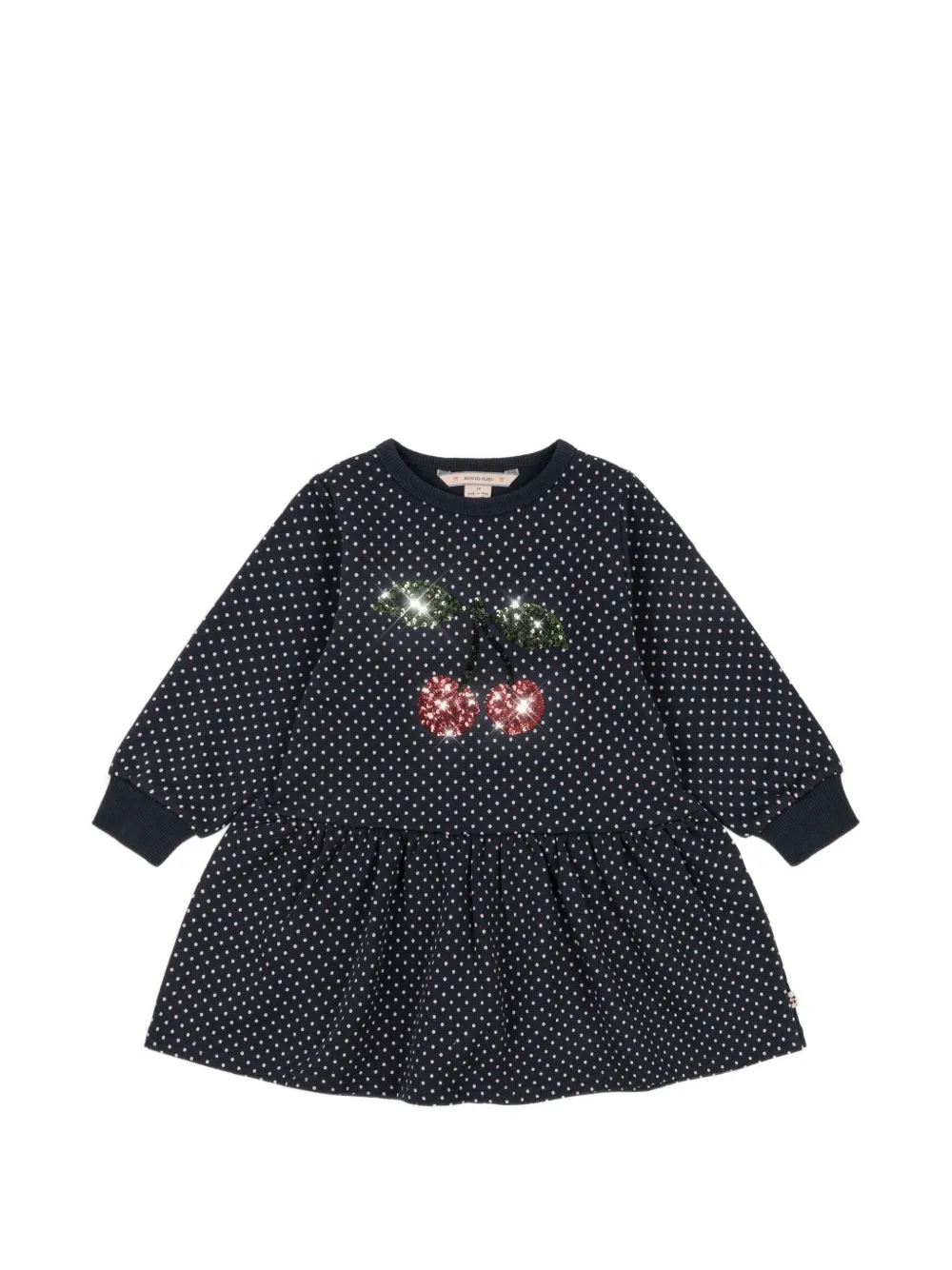 Konges Sløjd Loupy Lou polka-dot sequin-embellished mini dress Blauw
