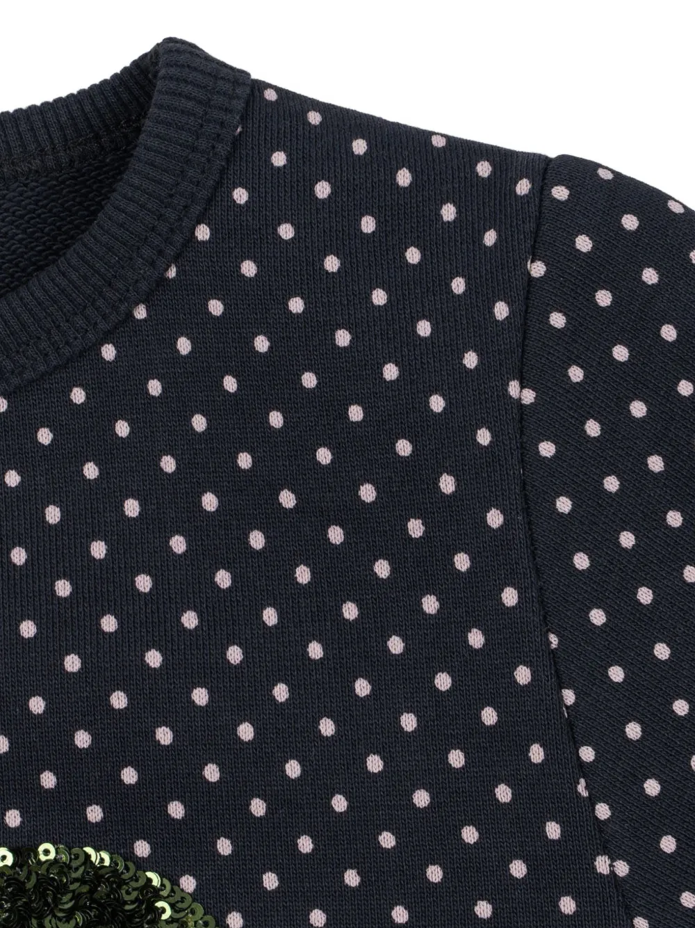 Konges Sløjd Loupy Lou polka-dot sequin-embellished mini dress Blauw