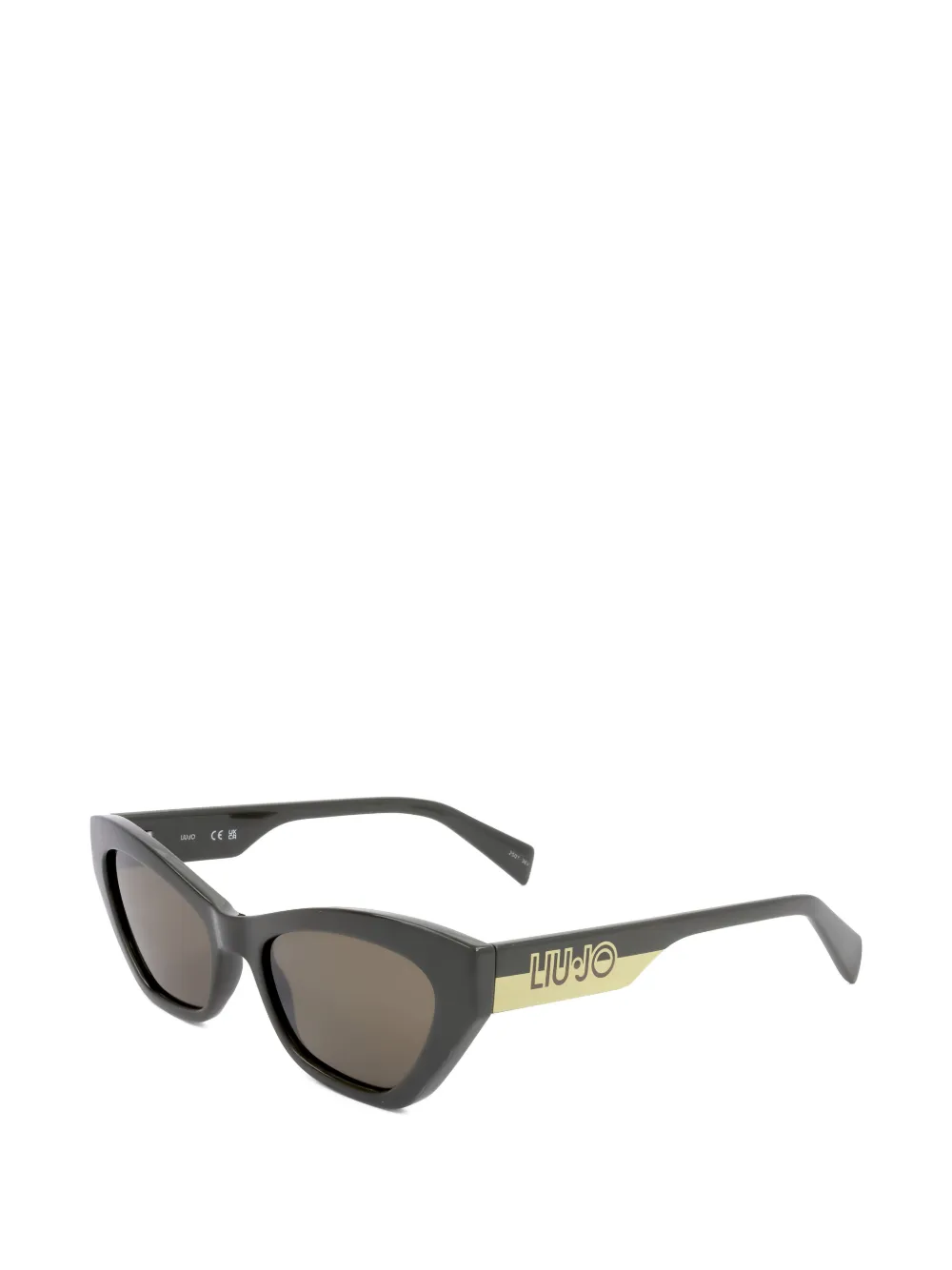 LIU JO logo-print cat-eye sunglasses Groen