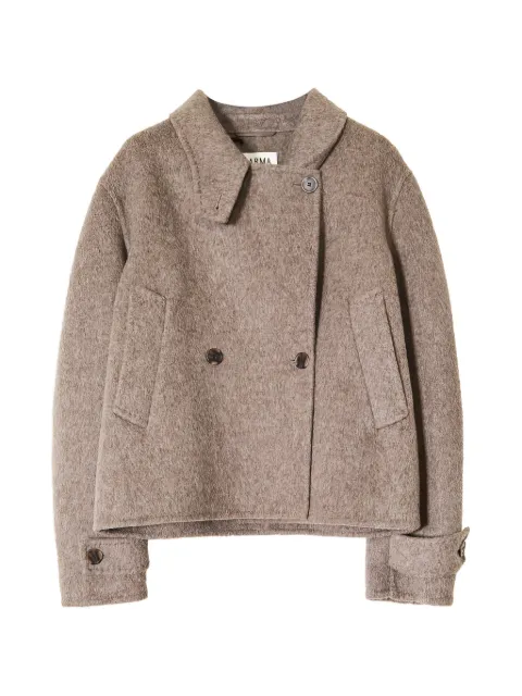 Arma double-breasted cropped jacket