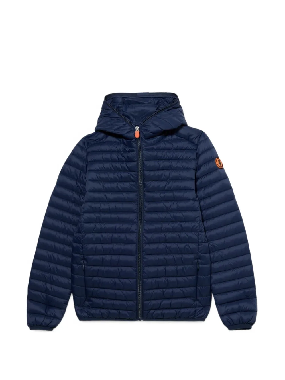 Save The Duck Kids hooded quilted jacket Blauw