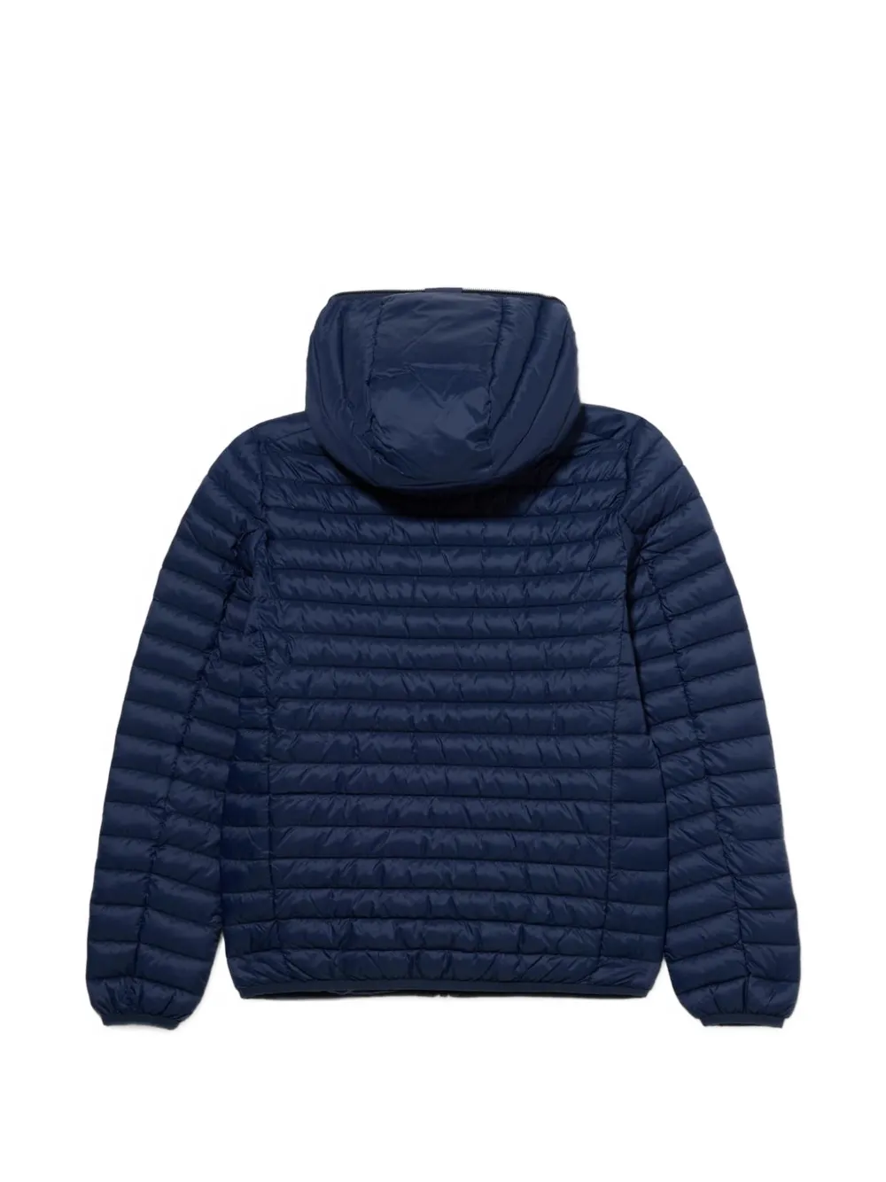 Save The Duck Kids hooded quilted jacket Blauw