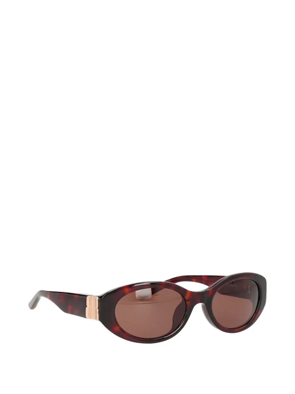 Balenciaga Eyewear tortoiseshell-effect BB sunglasses Bruin