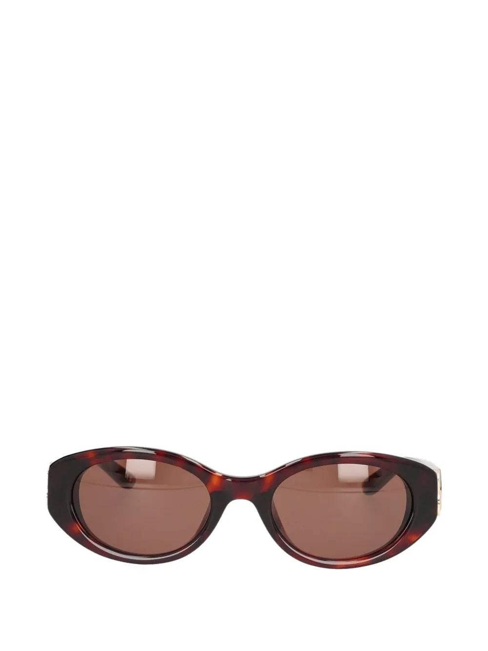 Balenciaga Eyewear tortoiseshell-effect BB sunglasses Bruin