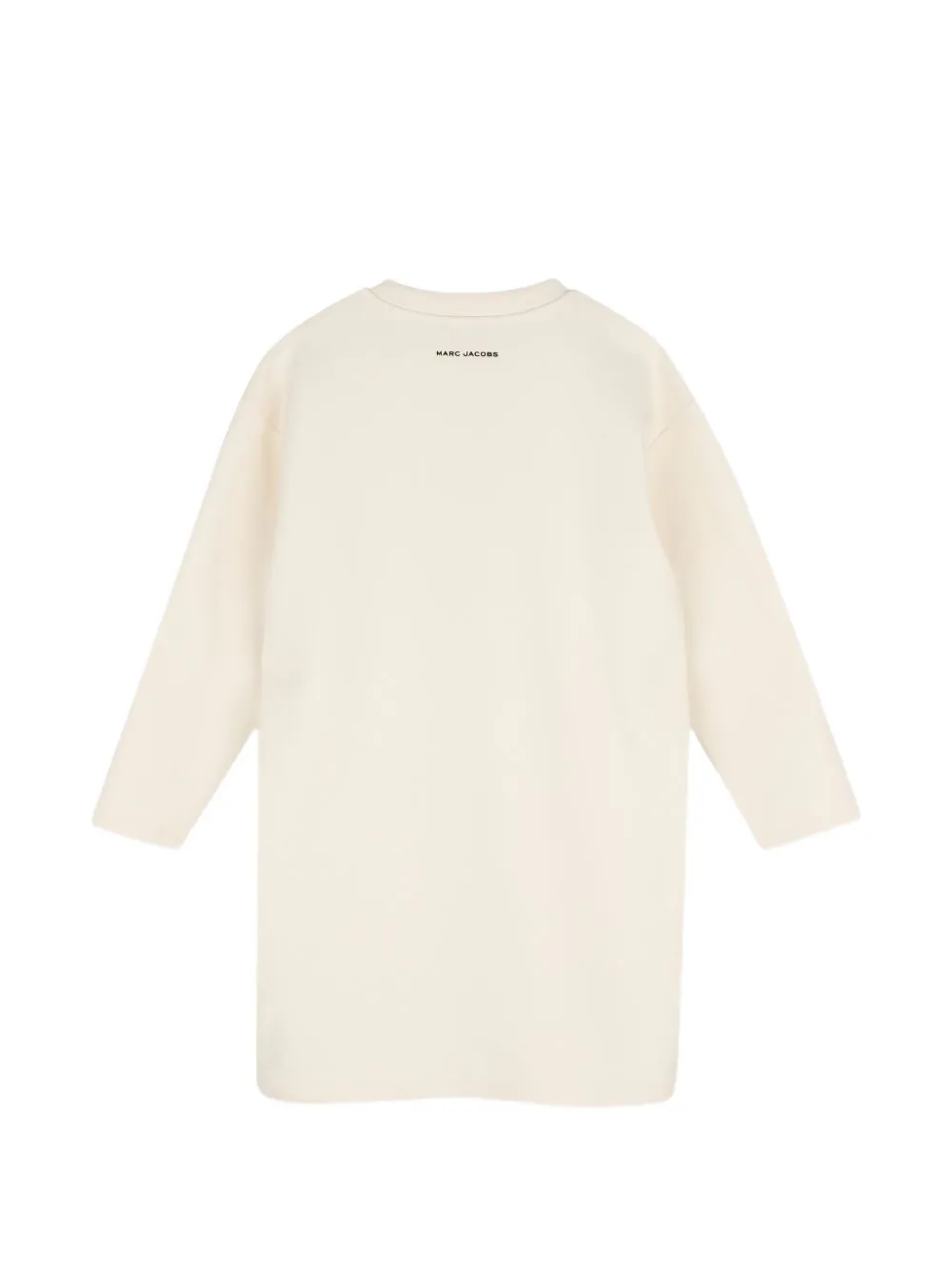 Marc Jacobs Kids Trompe L'oeil striped dress Beige