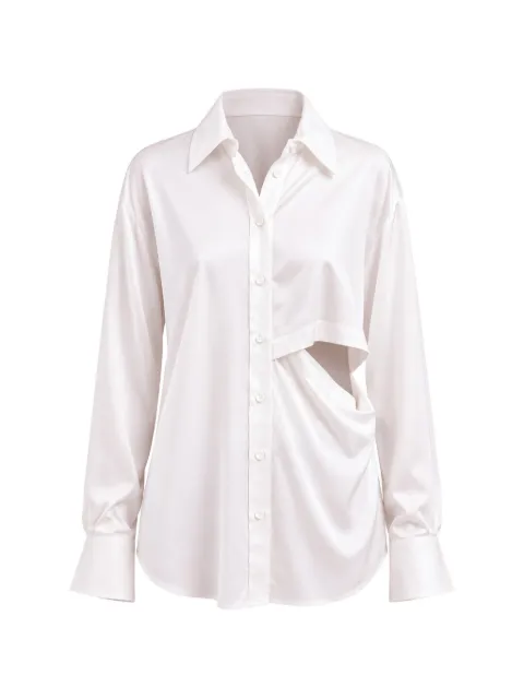 Andrea Ya'aqov cut-out draped shirt