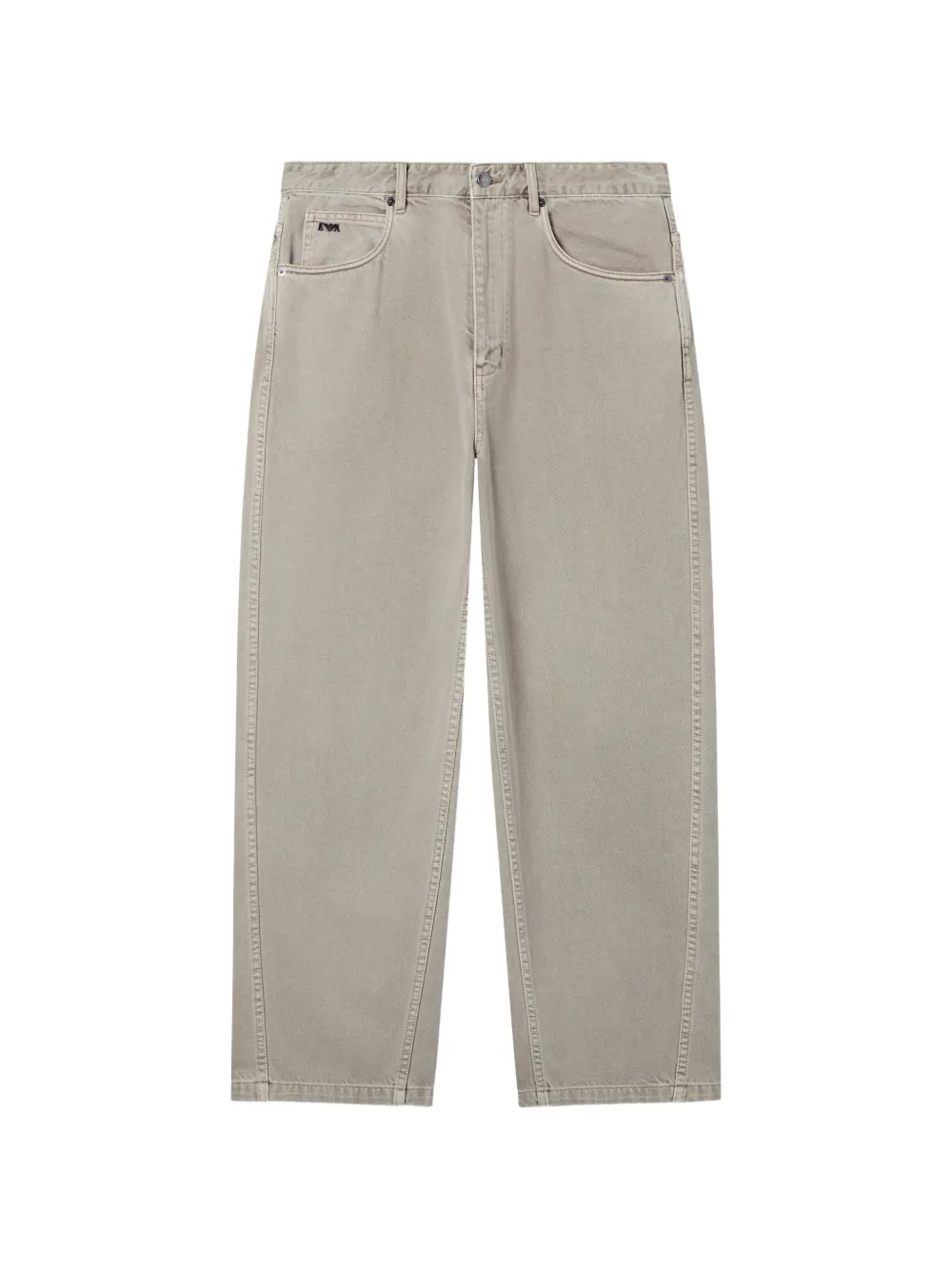 Emporio Armani denim capsule collection J80 buggy twist-fit jeans in twill - Toni neutri