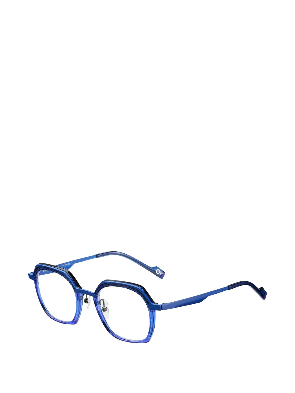 Etnia Barcelona Gary geometric-frame glasses - Blu