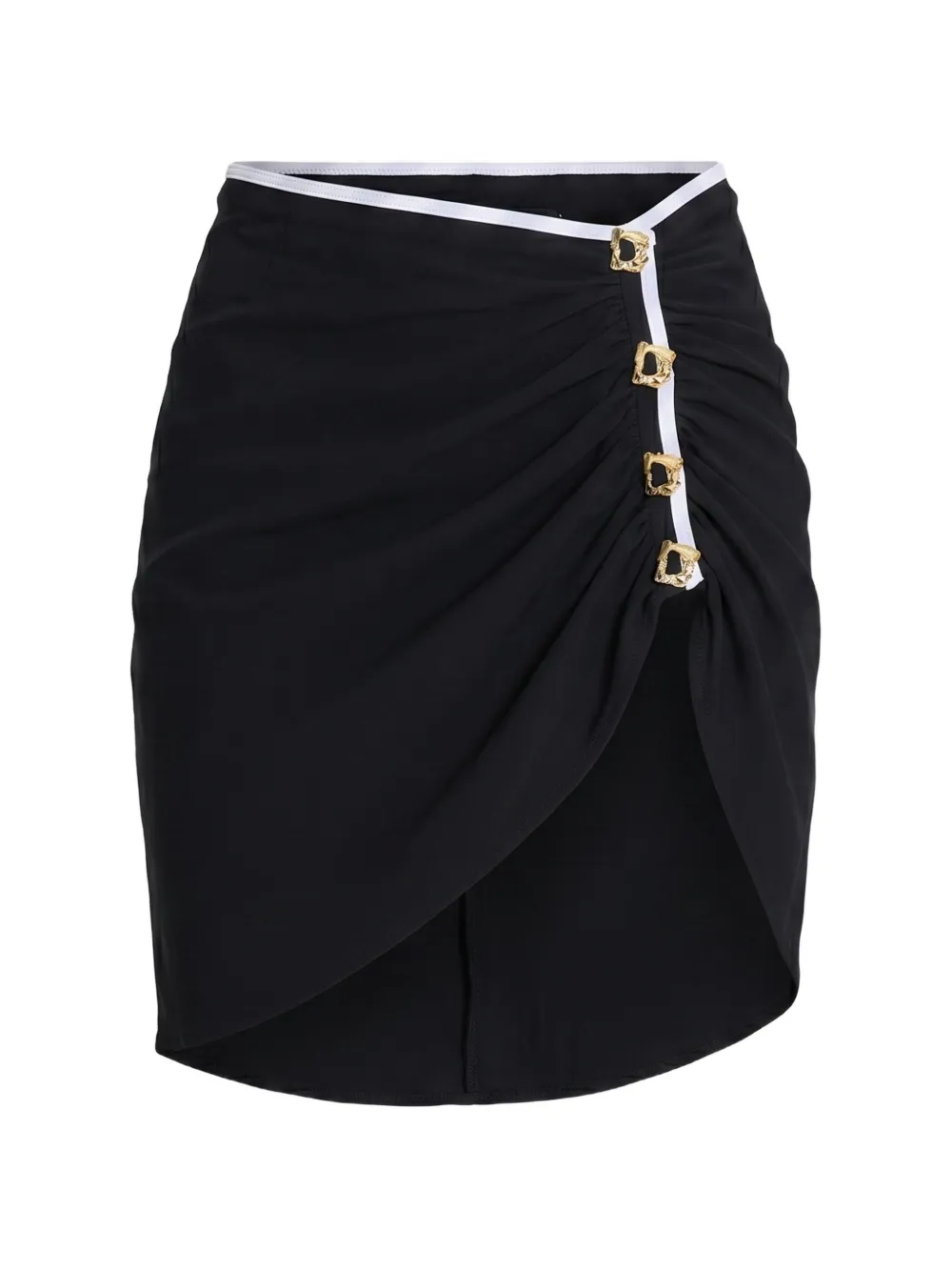 Moeva Mirazur gathered mini skirt - Noir Moeva Mirazur gathered mini skirt - Noir