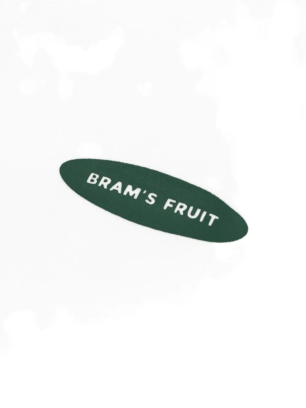 Bram s Fruit slogan-print logo-patch t-shirt Wit