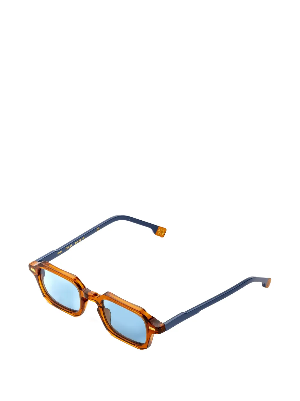 KYme Liam geometric-frame sunglasses Oranje